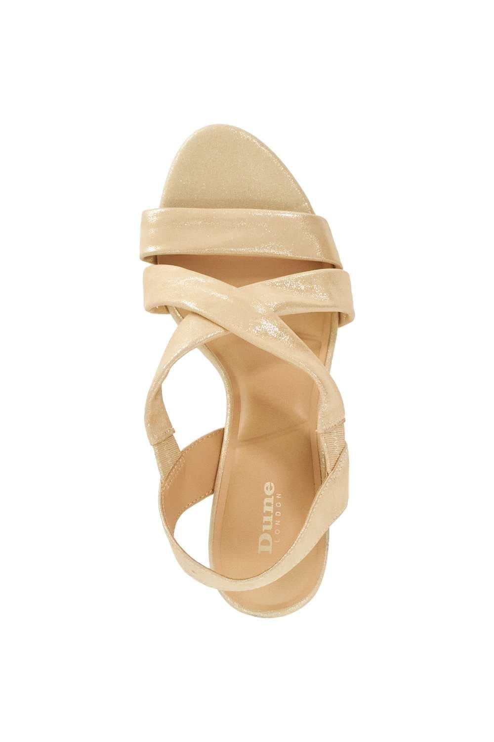 Dune London Dune London Women's 'Kamies' Leather Wedges in Metallics - 4