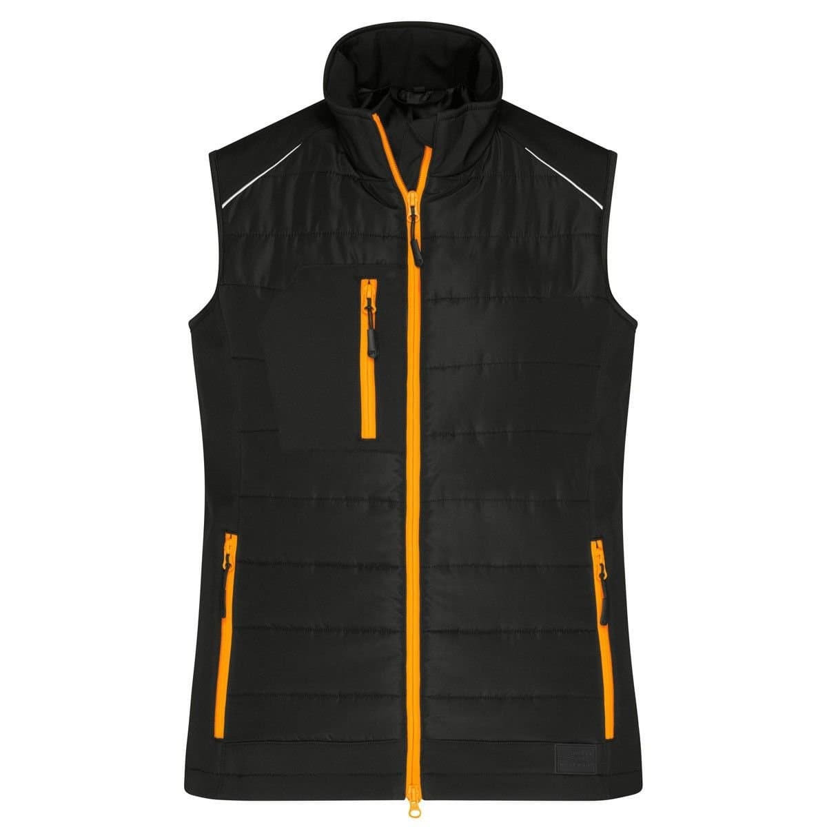 James and Nicholson James and Nicholson Women's Hybrid Gilet in True Black
