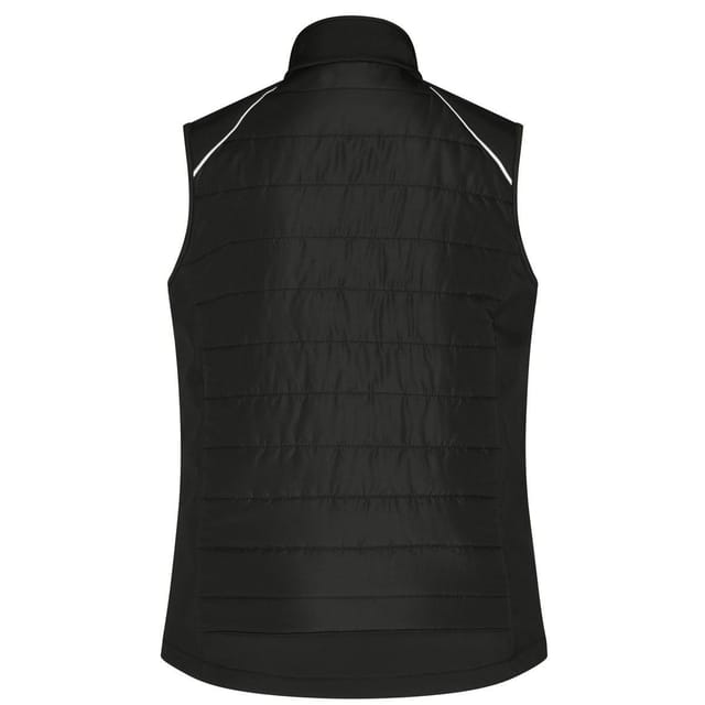 James and Nicholson James and Nicholson Women's Hybrid Gilet in True Black - 2