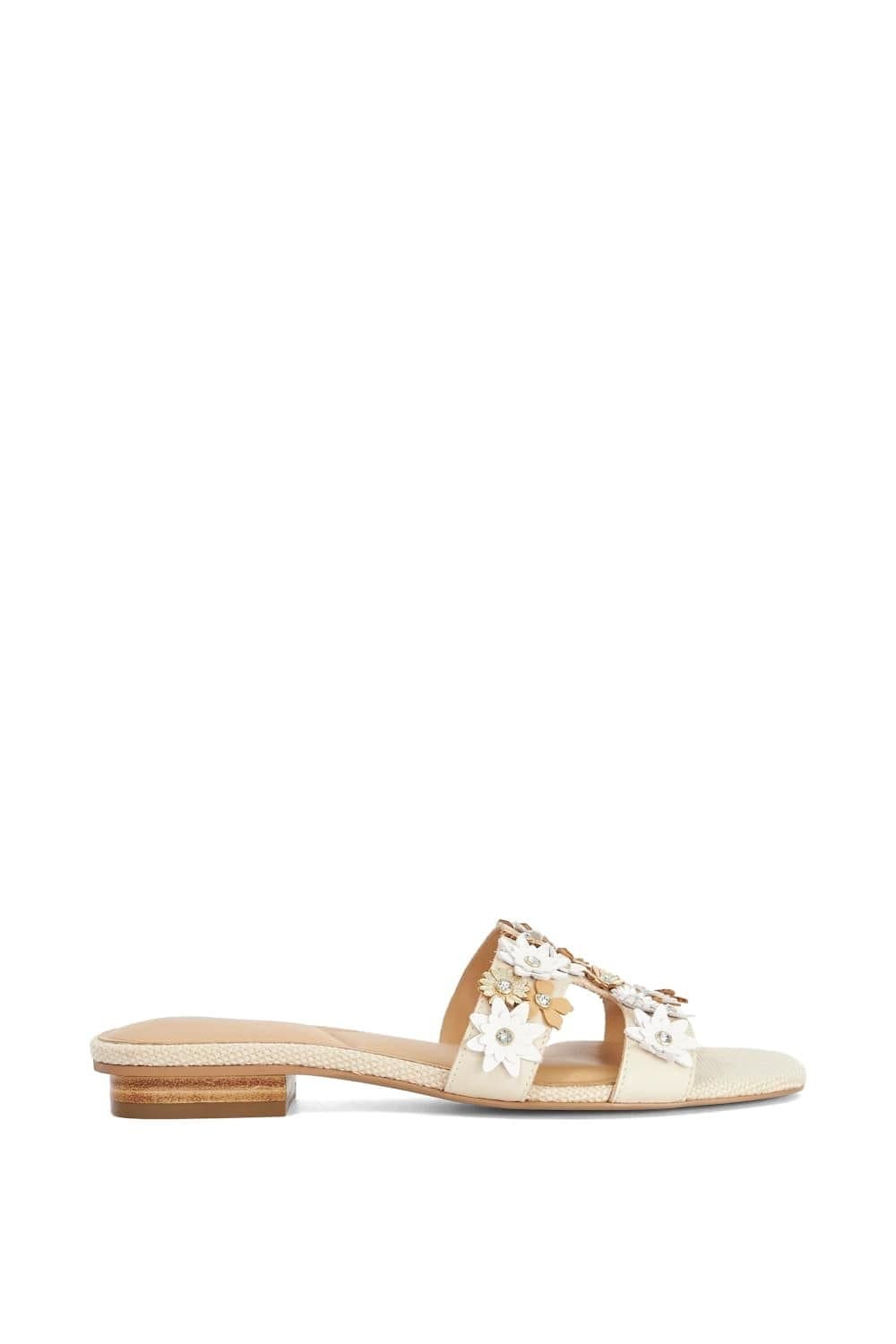 Dune London Dune London Women's 'Loupes' Leather Sandals in Natural