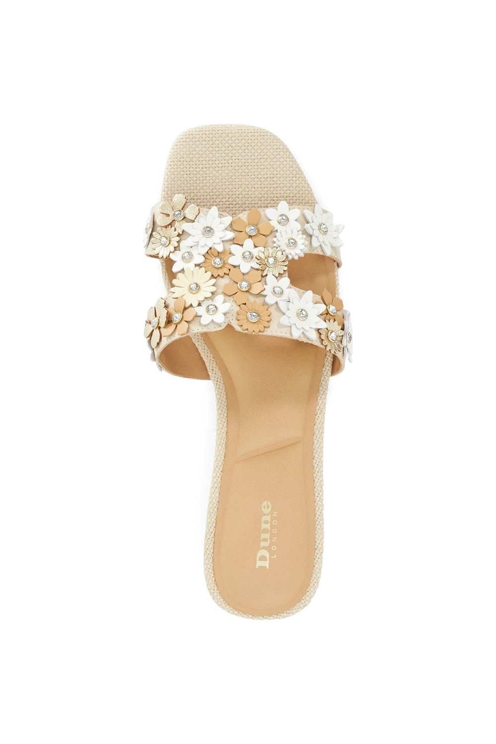 Dune London Dune London Women's 'Loupes' Leather Sandals in Natural - 4