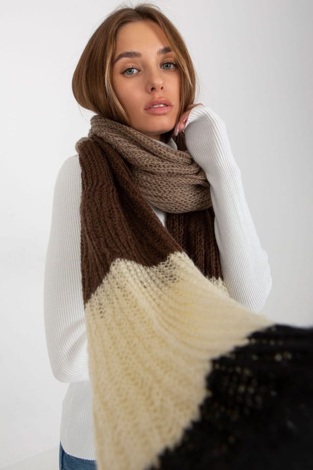 Love Lace Love Lace Women's Colorful Long Warm Winter Scarf Extra Length Soft Cozy Shawl Wrap in Beige - 2