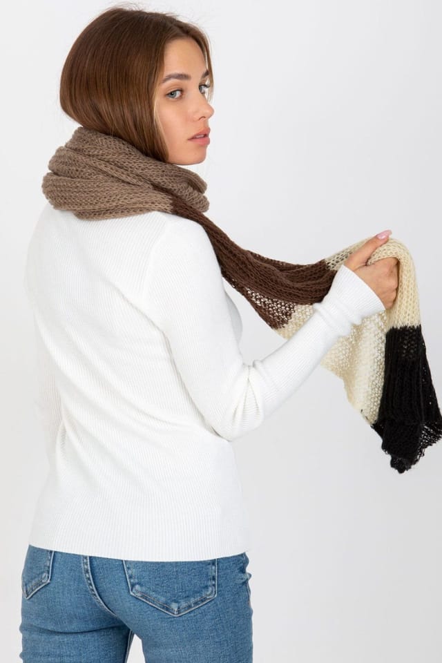 Love Lace Love Lace Women's Colorful Long Warm Winter Scarf Extra Length Soft Cozy Shawl Wrap in Beige - 3