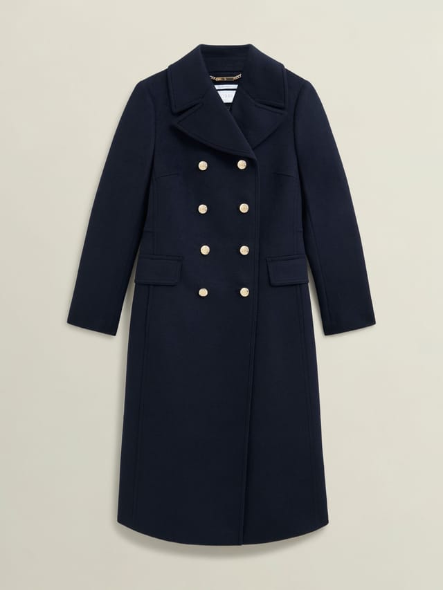 Hobbs London Hobbs London Women's Larna Coat in Dark Navy - 2