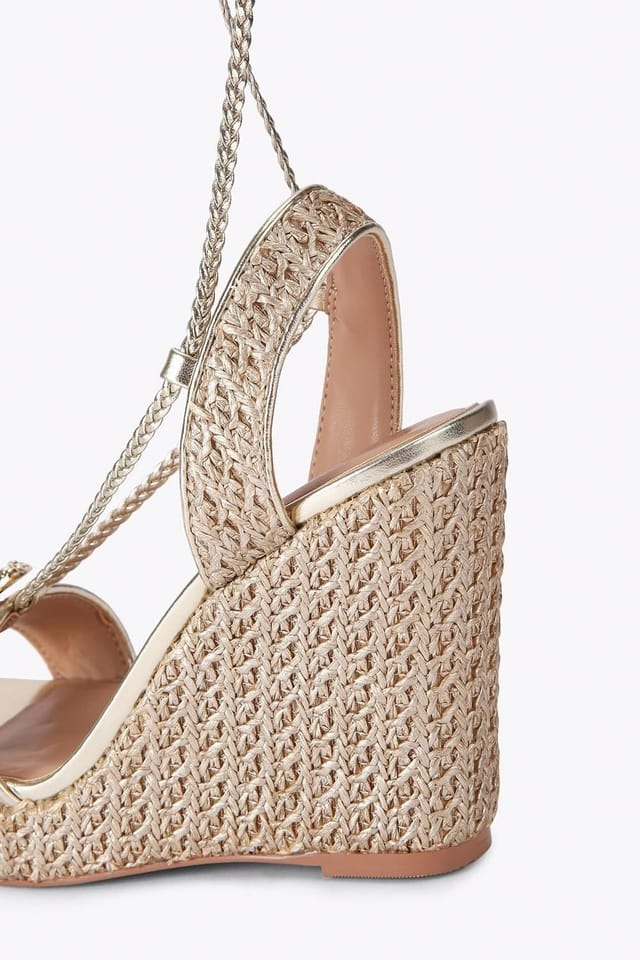 Carvela Carvela Women's 'Marina High Wedge' Sandals in Gold - 3