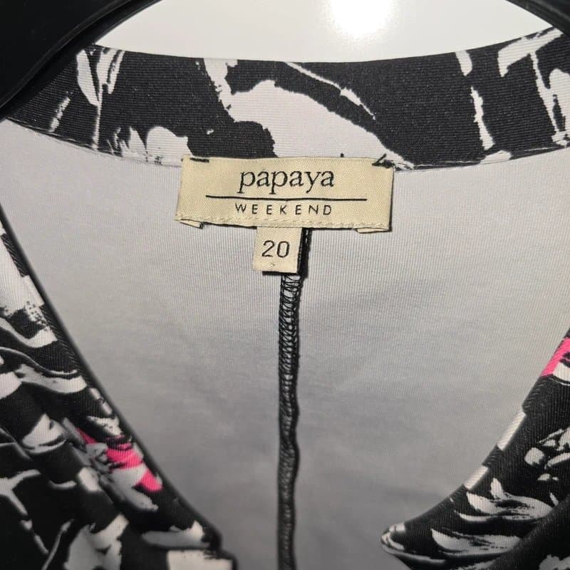 Matalan Papaya Open Front Blazer Jacket Size 20