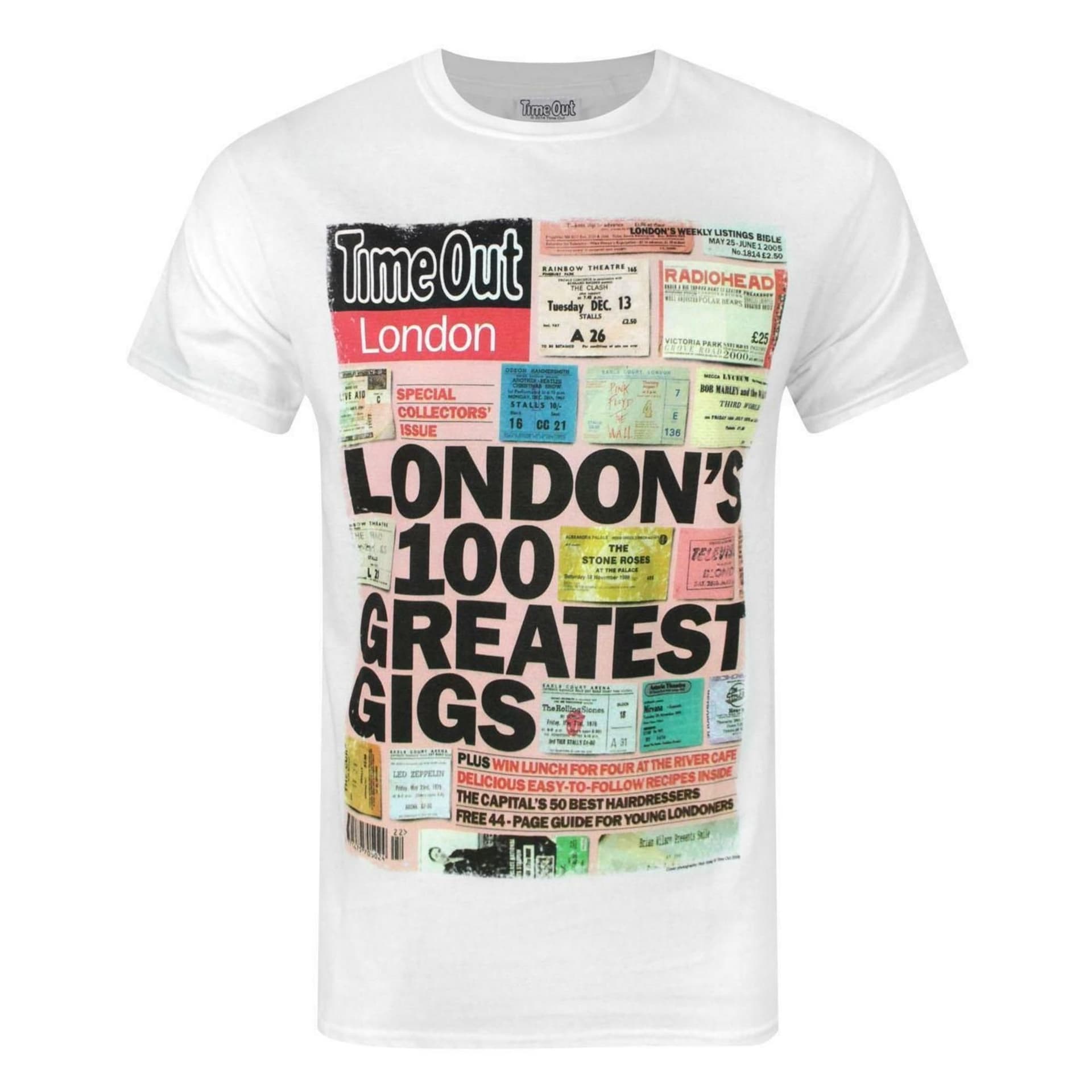 Time Out Time Out Men's Short Sleeved T-Shirt | White | Official Merch