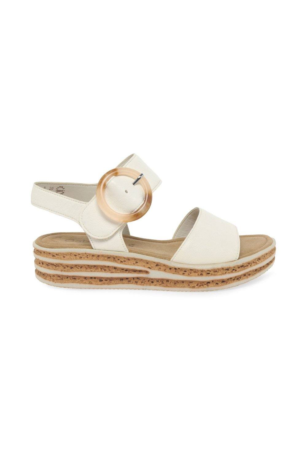 Gabor Gabor Women's 'Andre' Wedge Sandals in Off-White - 3