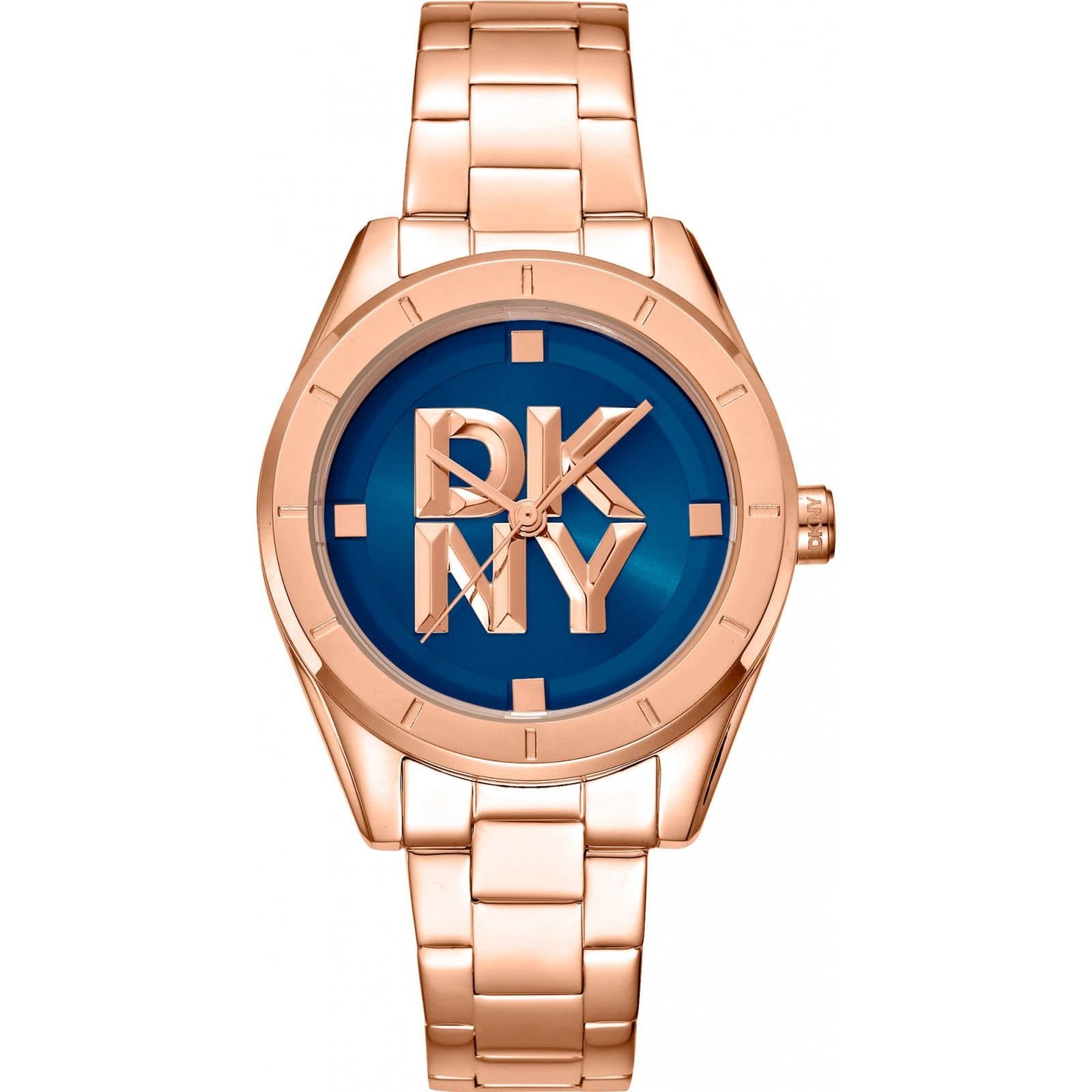 DKNY DKNY Women's DK1L016M0075 Chambers 34mm Quartz Watch in Rose Gold