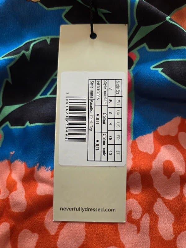 Never Fully Dressed Never Fully Dressed - Paradise Cami Top