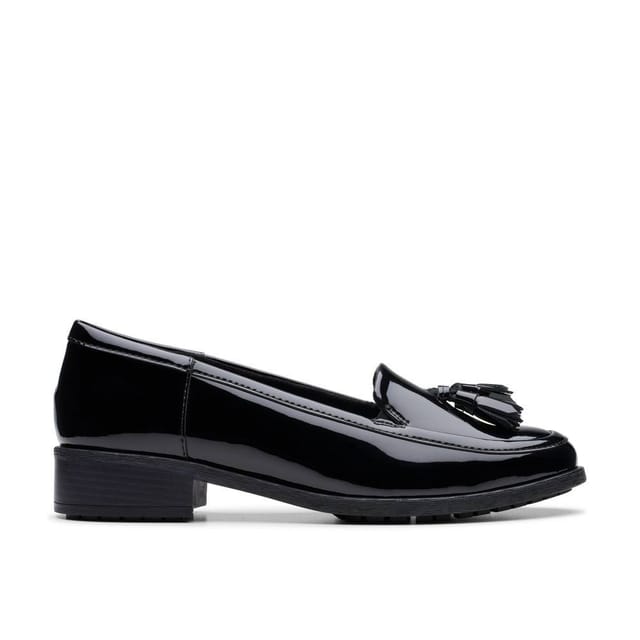 Clarks Clarks Women's Havisham Edge Loafer Black Patent Loafers, Slip Ons - 2