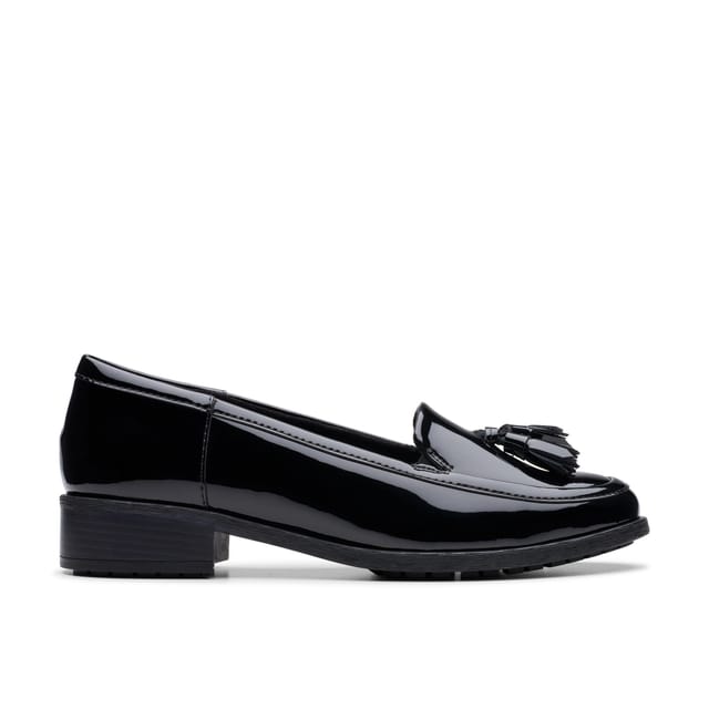 Clarks Clarks Women's Havisham Edge Loafer Black Patent Loafers, Slip Ons - 3