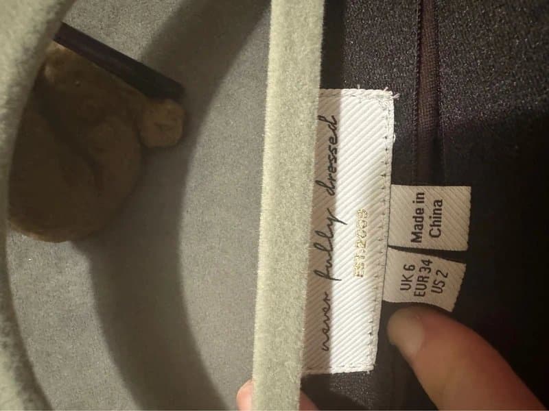 Never Fully Dressed Never fully dressed brown leather leggings