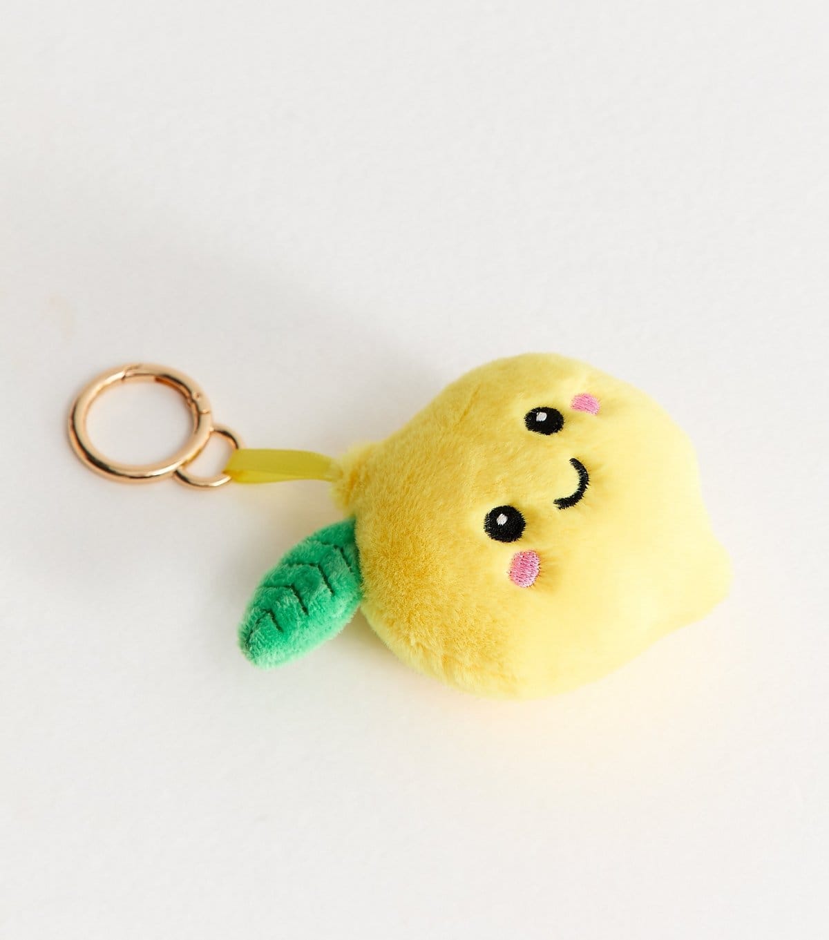 New Look Bright Yellow Lemon Plush Bag Charm New Look - 4