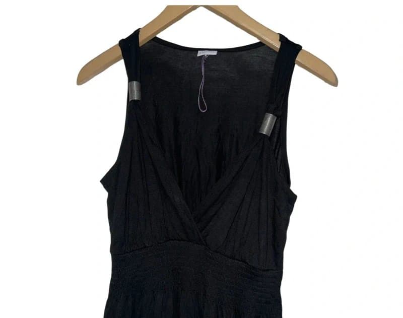 Lascana Lascana V-Neck Jersey Maxi Dress Size 12 Strap Detail Summer Holiday Dress | RRP £55