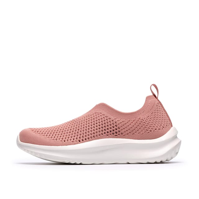 Clarks Clarks Women's Solevana Knit Dusty Pink Slip Ons - 2