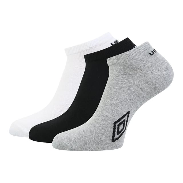 Umbro Umbro Men's Logo Trainer Socks (Pack of 3) in White - 2