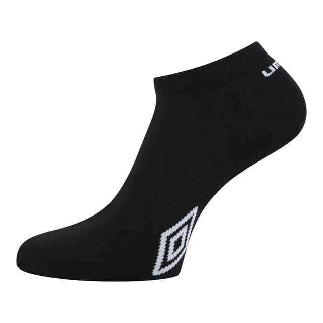 Umbro Umbro Men's Logo Trainer Socks (Pack of 3) in White - 3
