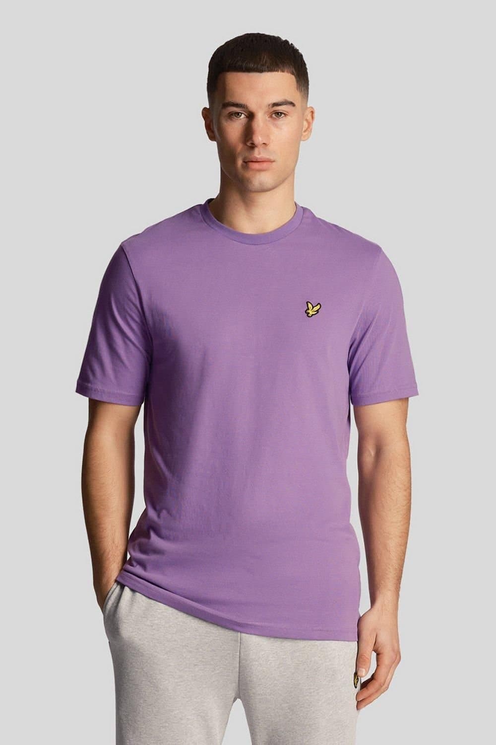 Lyle & Scott Lyle & Scott Purple Cotton T-Shirt for Men