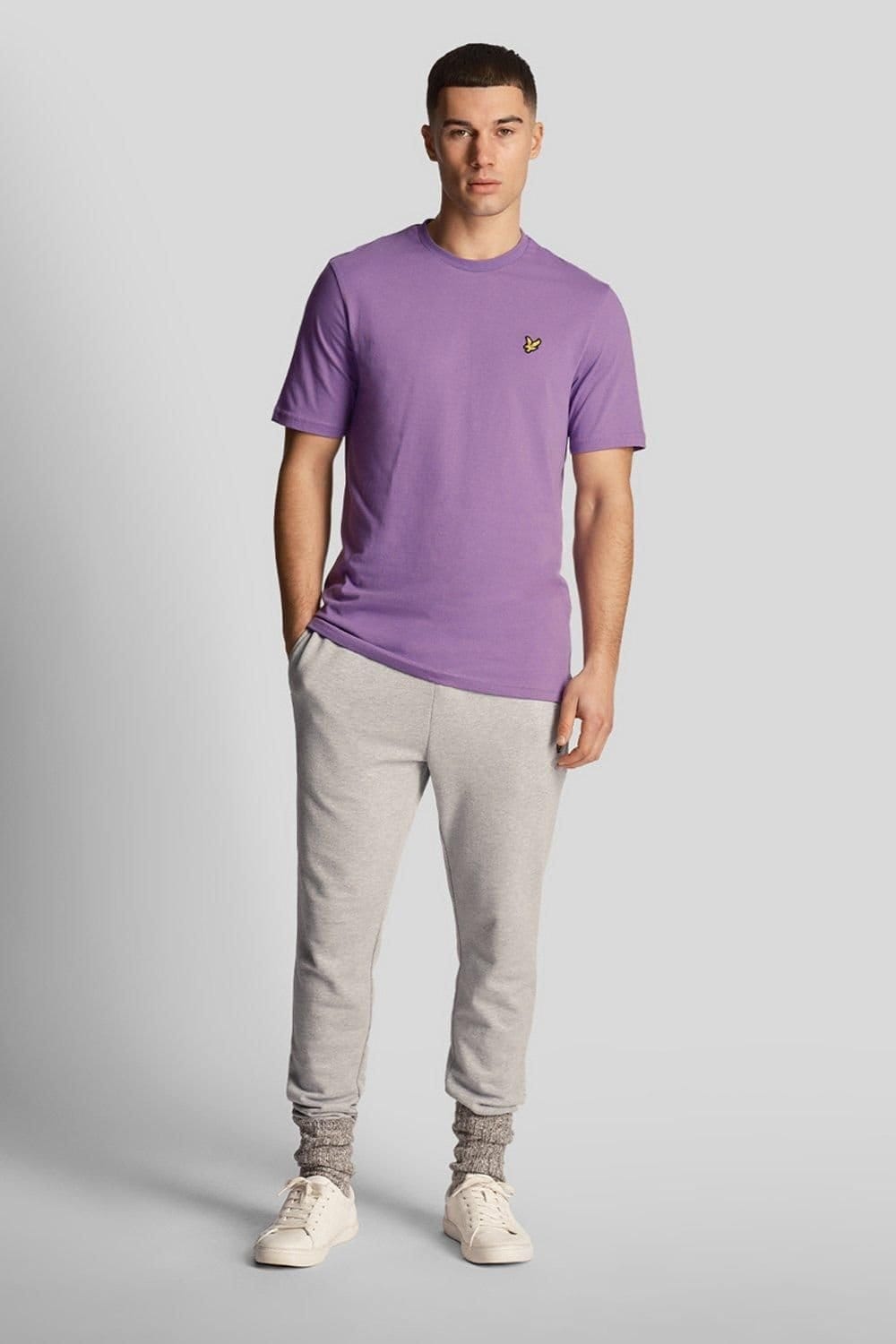 Lyle & Scott Lyle & Scott Men's Plain T-Shirt Purple - 3
