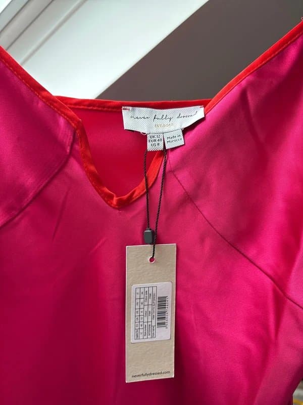 Never Fully Dressed BNWT never fully dressed satin dress