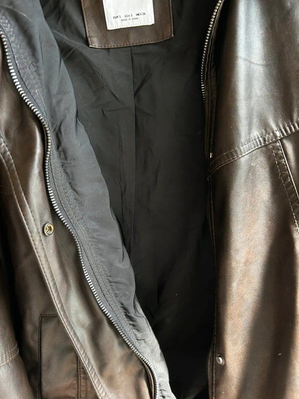 Bershka Brown Leather Jacket