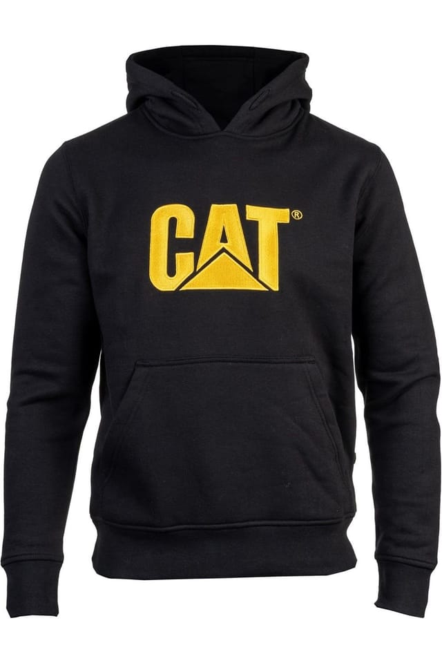 Caterpillar Caterpillar Men's Trademark Hooded Sweatshirt in Black - 3