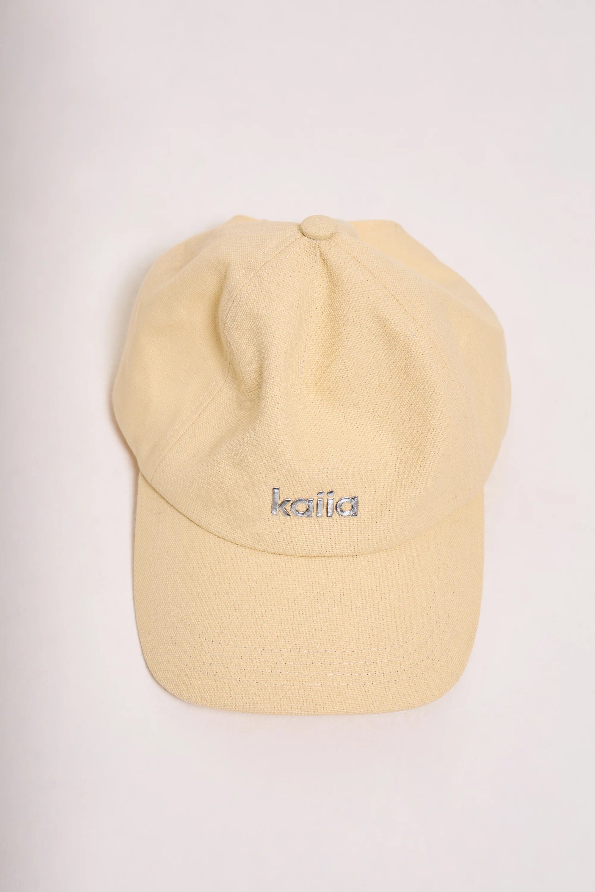Kaiia Kaiia Chrome Logo Cap Lemon - 2