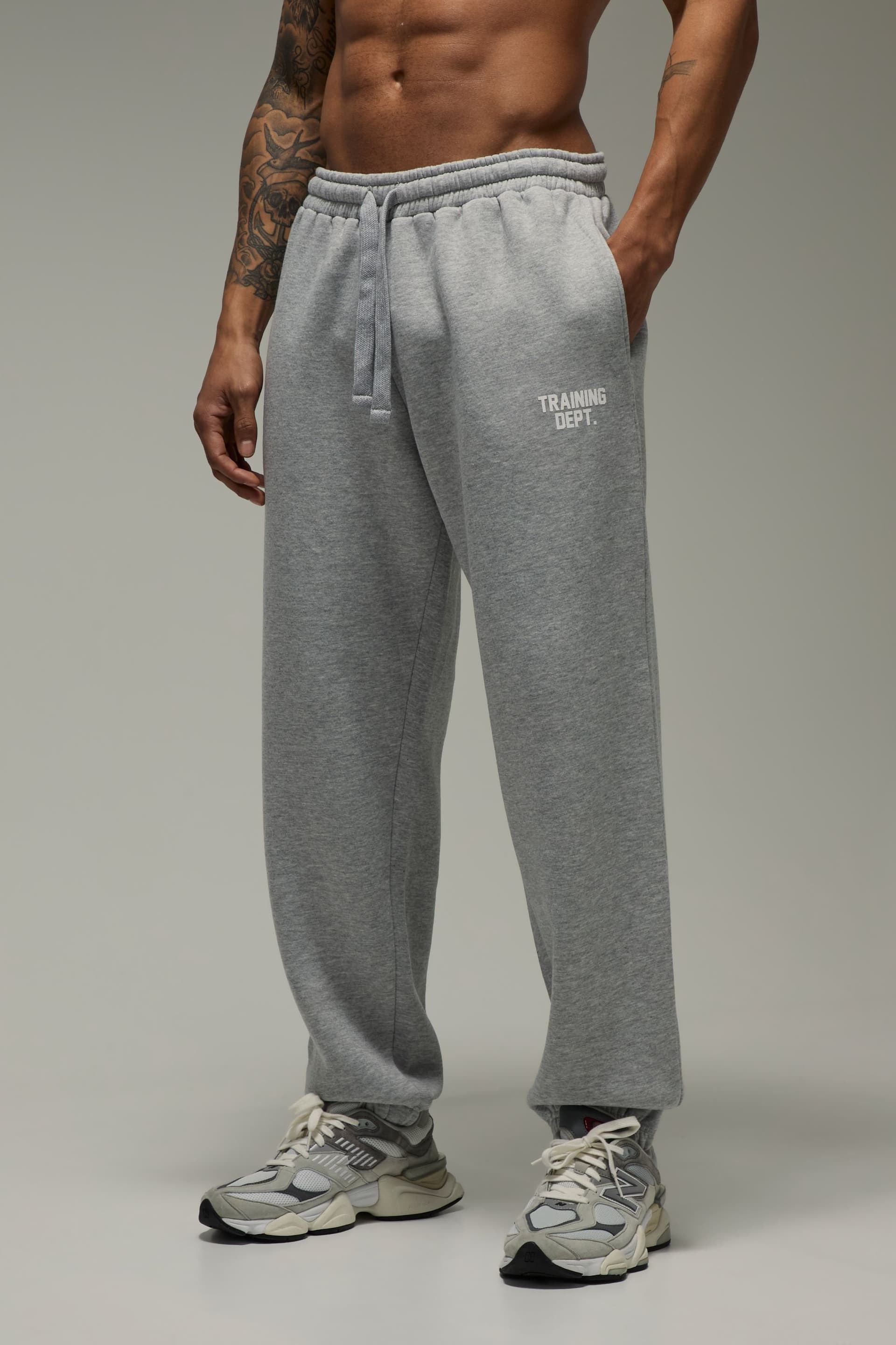 Training Dept. Training Dept. Men's Training Dept Oversized Jogger in Grey Marl