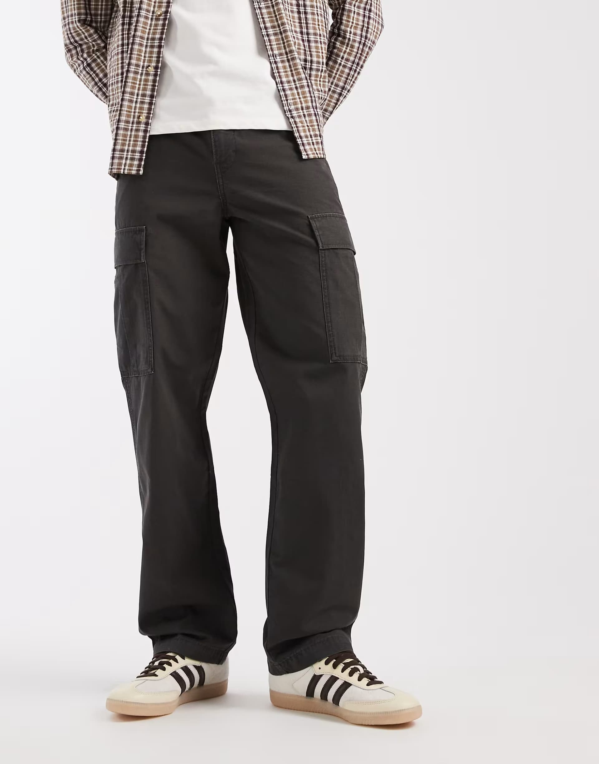 ASOS Levi's xx cargo straight trousers in grey