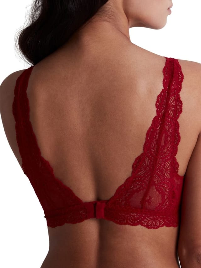 Aubade Aubade Women's Danse Des Sens Triangle Bralette in Red - 2