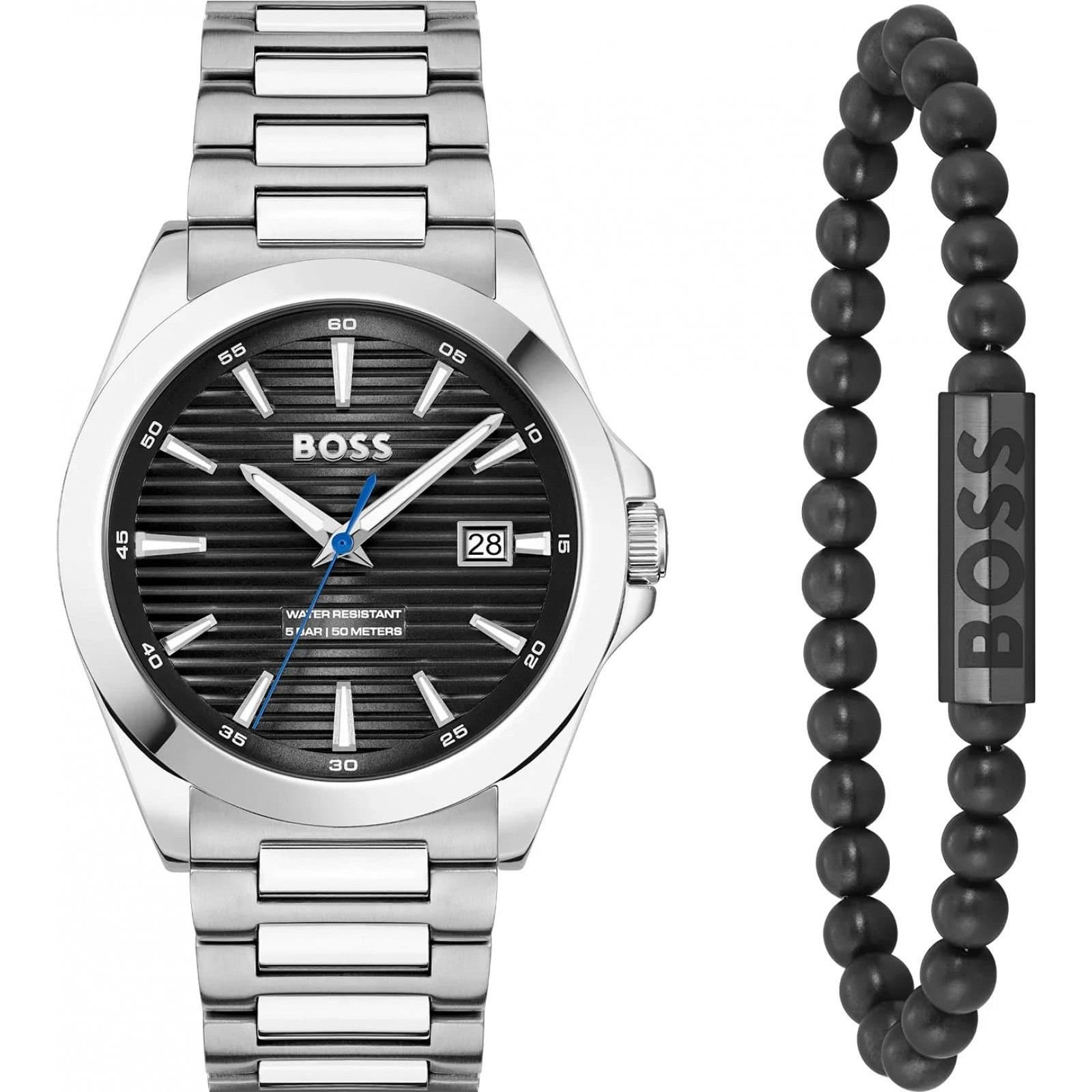Boss BOSS Men's 1570180 Strike 41mm Quartz Watch in Silver