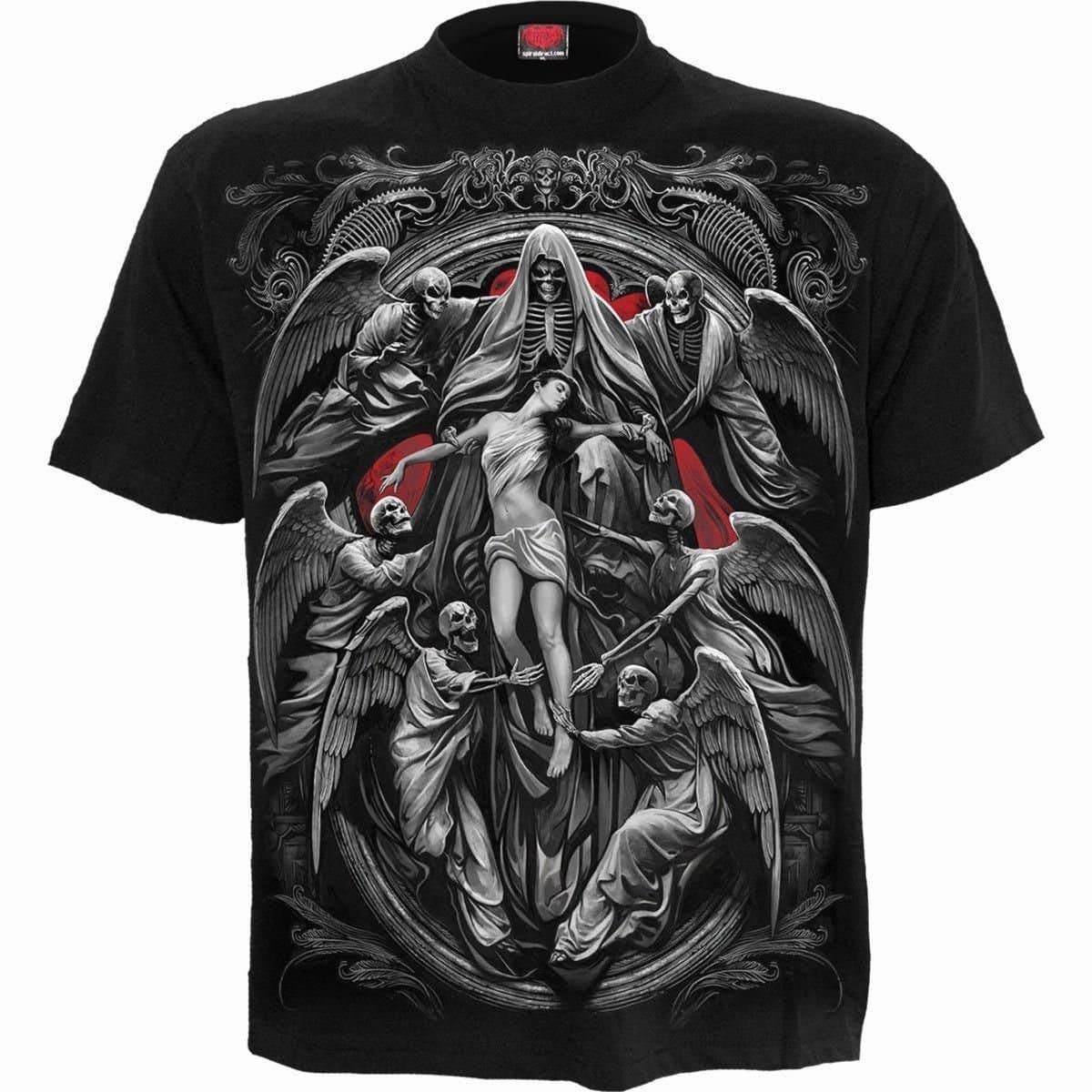 Spiral Spiral Men's REAPER'S DOOR - T-Shirt Black