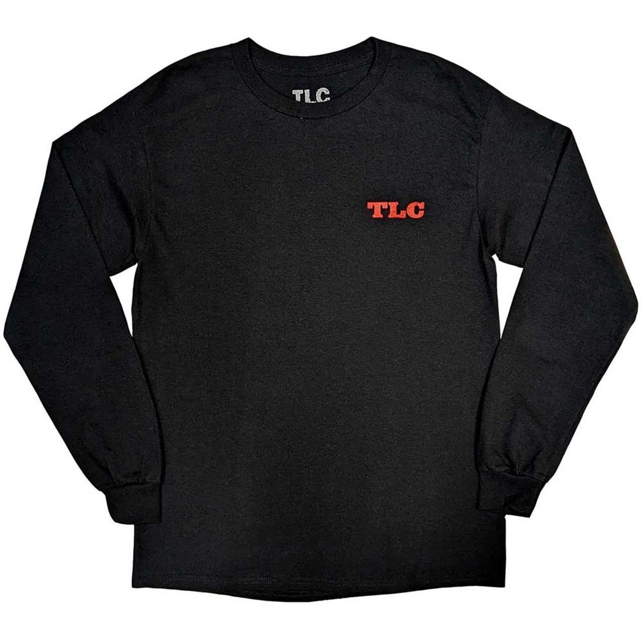 Tlc TLC Men's Black Cotton Long-Sleeved T-Shirt