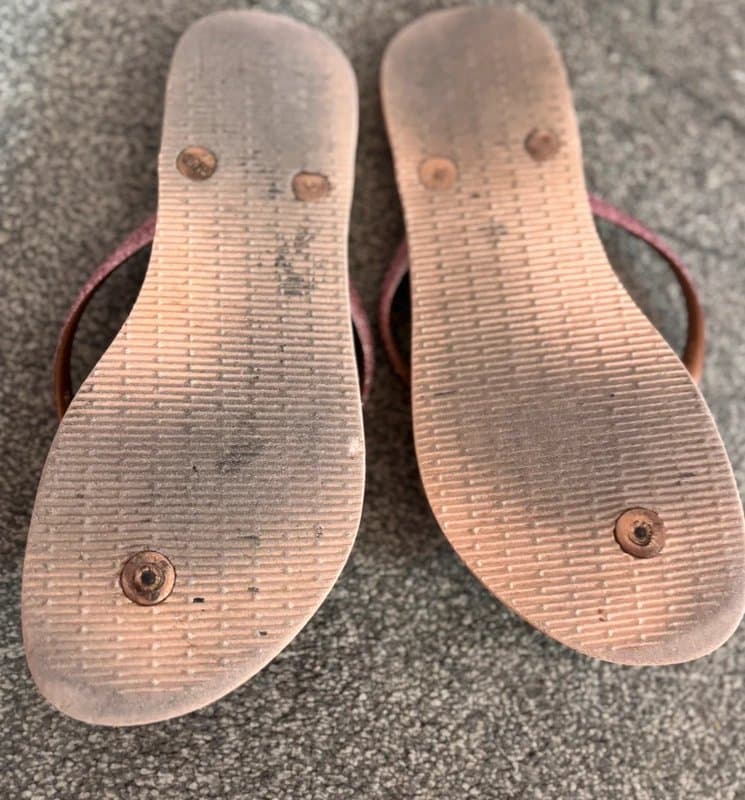 Havaianas Havaianas 39/40 pink glitter sandals wedding hen do party beach holiday 6:7  same day post