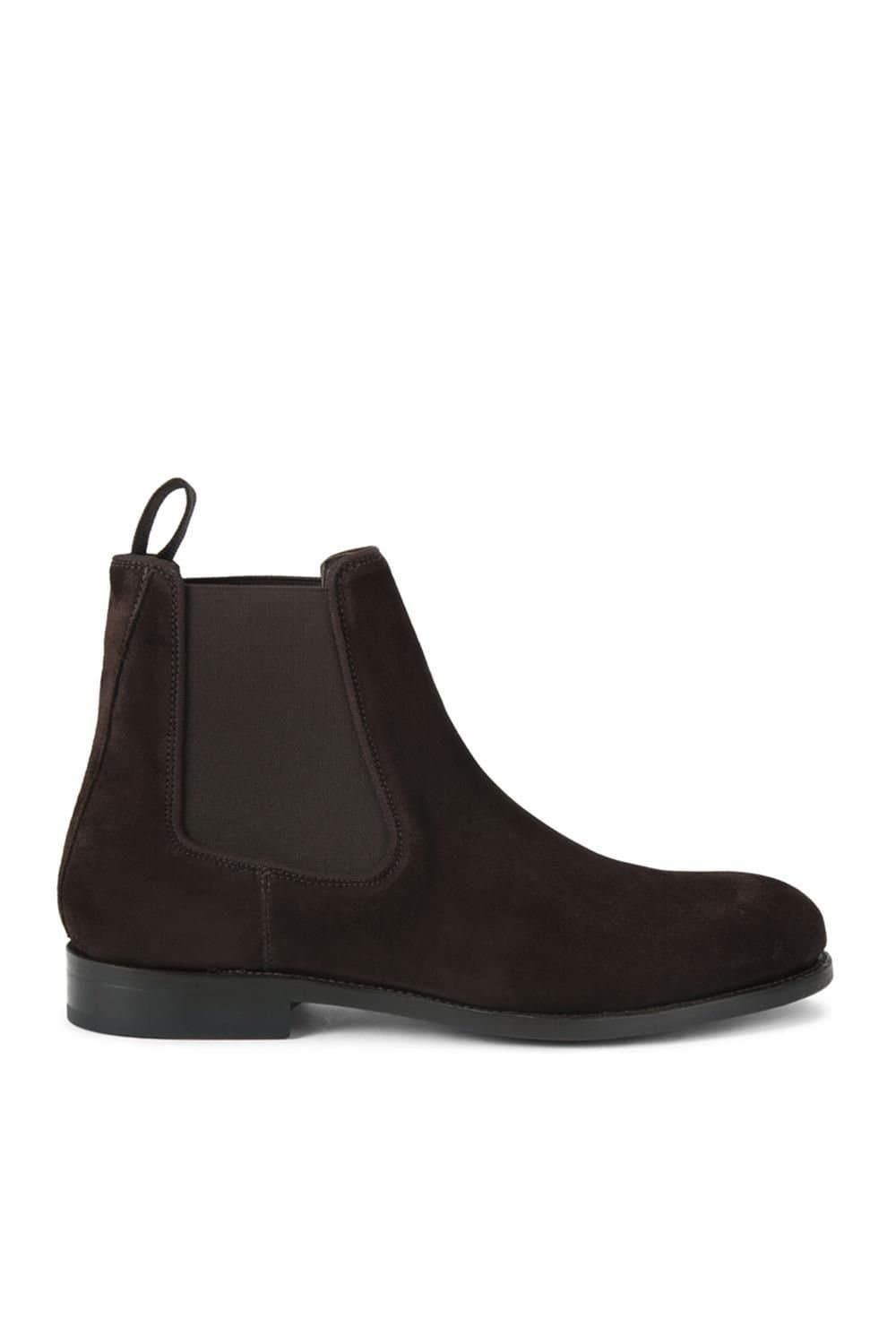 Kurt Geiger London Kurt Geiger London Men's 'Sloane Chelsea Boot Gw' Suede Boots in Brown