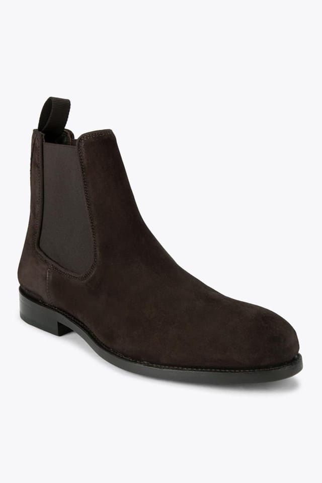 Kurt Geiger London Kurt Geiger London Men's 'Sloane Chelsea Boot Gw' Suede Boots in Brown - 2