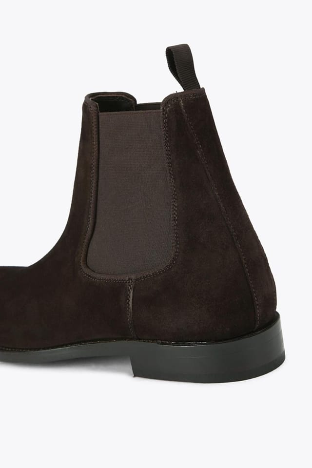 Kurt Geiger London Kurt Geiger London Men's 'Sloane Chelsea Boot Gw' Suede Boots in Brown - 3