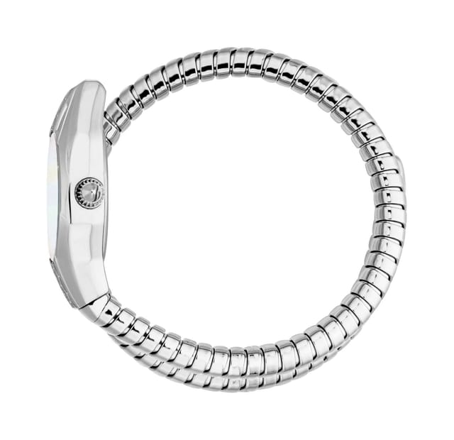 Just Cavalli Just Cavalli Women's Snake 316L Stainless Steel Silver Diamond Watch - 3