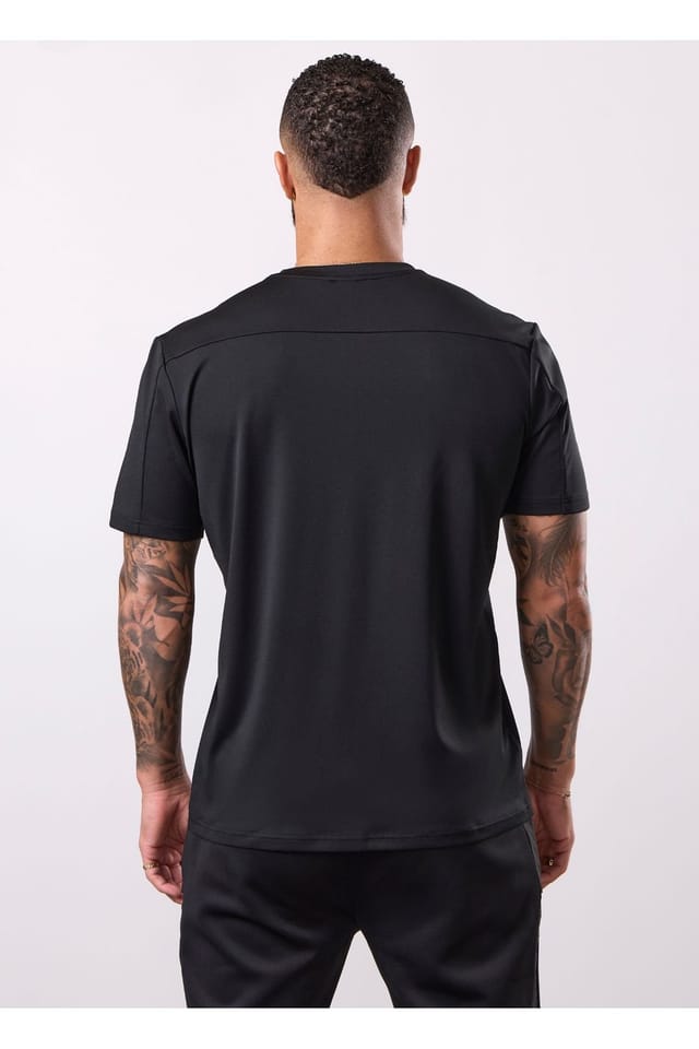 Gym King GYM KING Men's Core Plus Colour Block Tee Black/ Graphite in Black - 3