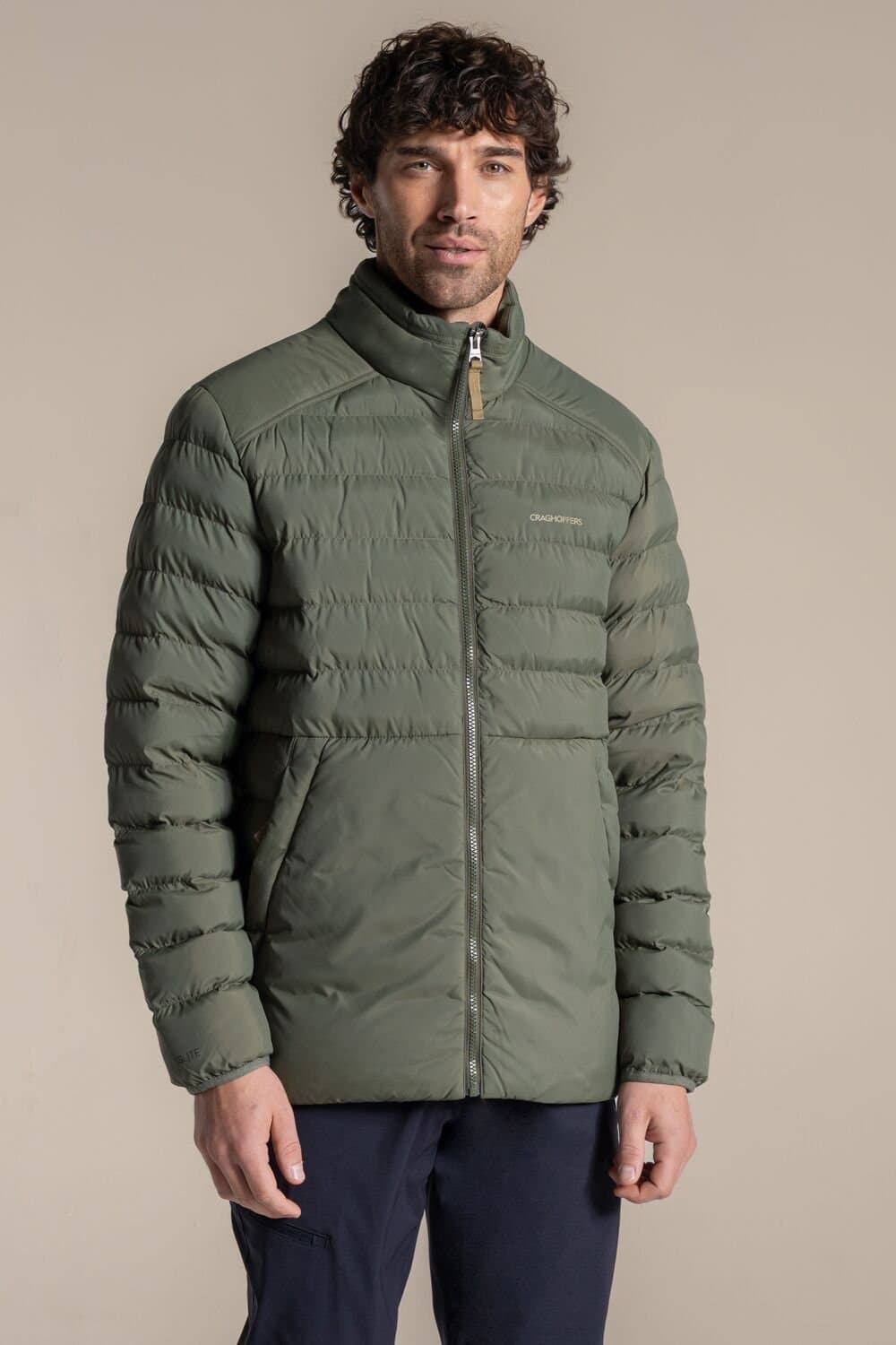 Craghoppers Craghoppers Men's National Trust Dalesway Insulating Water Repellent Jacket in Khaki