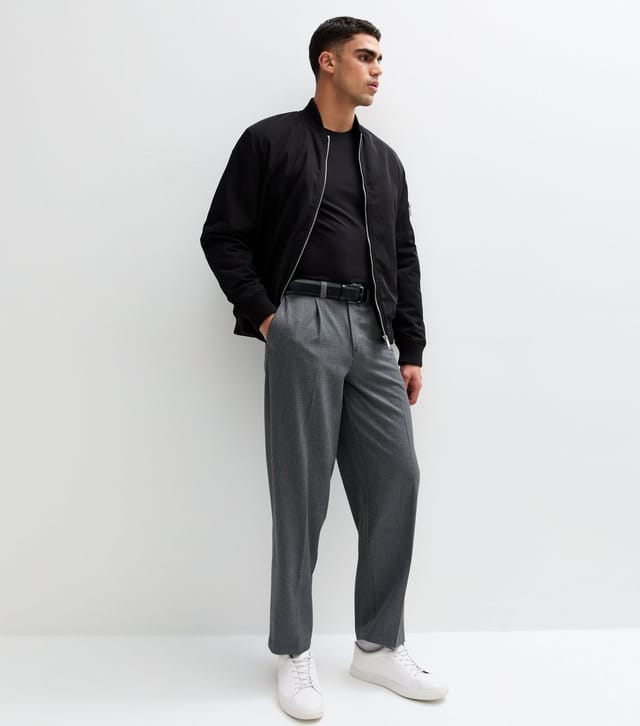 New Look Men's Black Cotton Muscle Fit T-Shirt New Look - 3