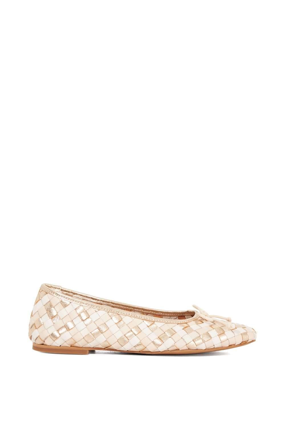Dune London Dune London Women's 'Heat' Leather Ballet Pumps