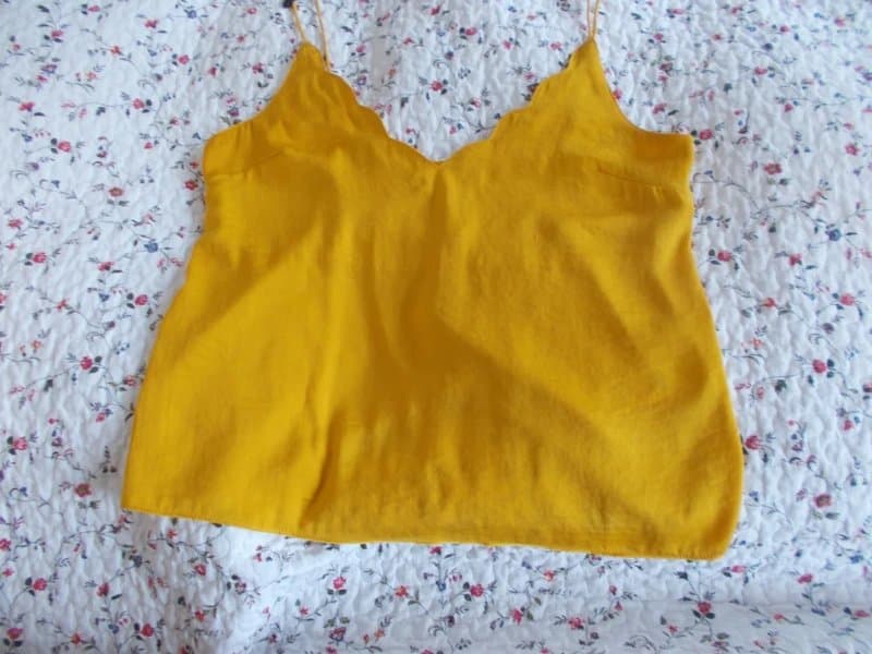 Topshop Yellow cami