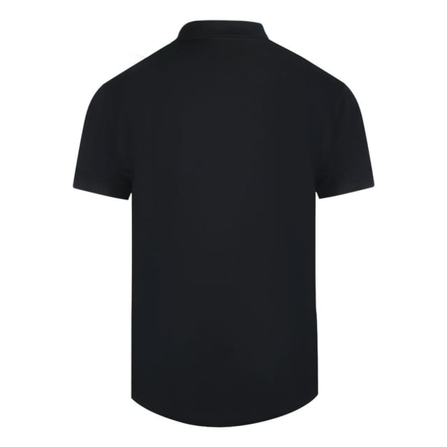Cavalli Class Cavalli Class Men's Vibrant Floral Logo Black Polo Shirt - 2