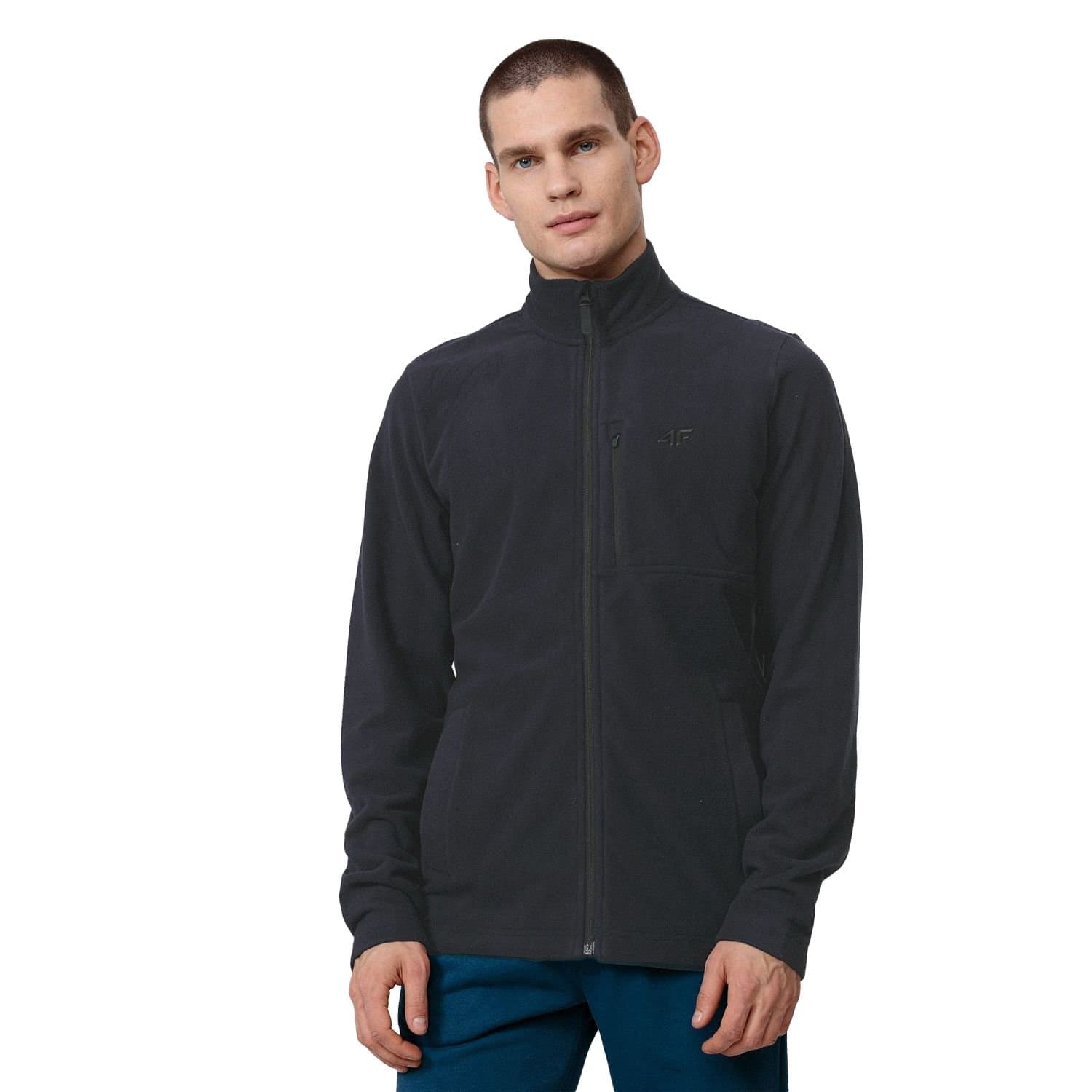 4F 4F Men's H4Z22 PLM352 Jacket in Navy