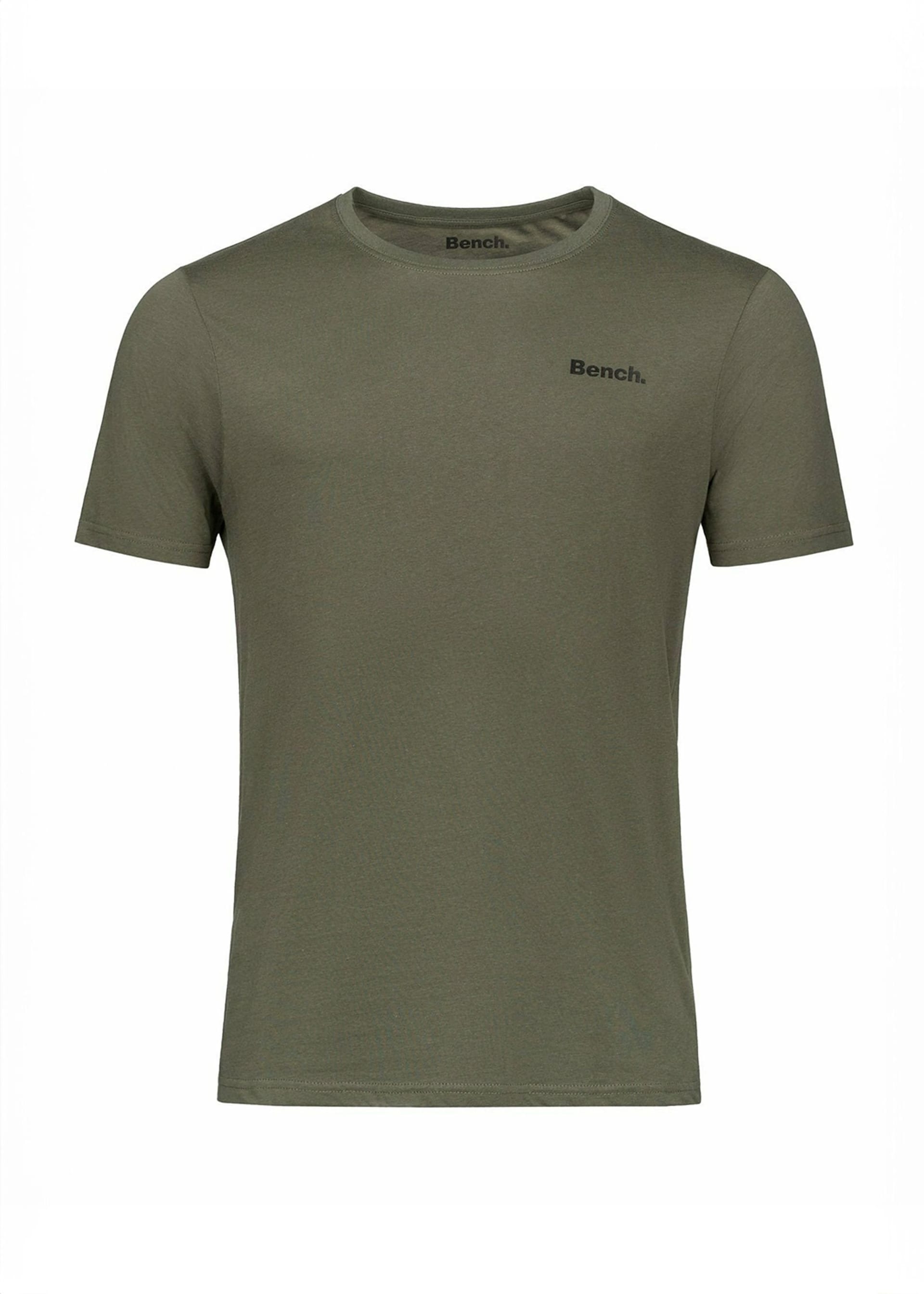 Bench Bench Men's 5 Pack Cotton 'Oliver' T-Shirts in Khaki - 4
