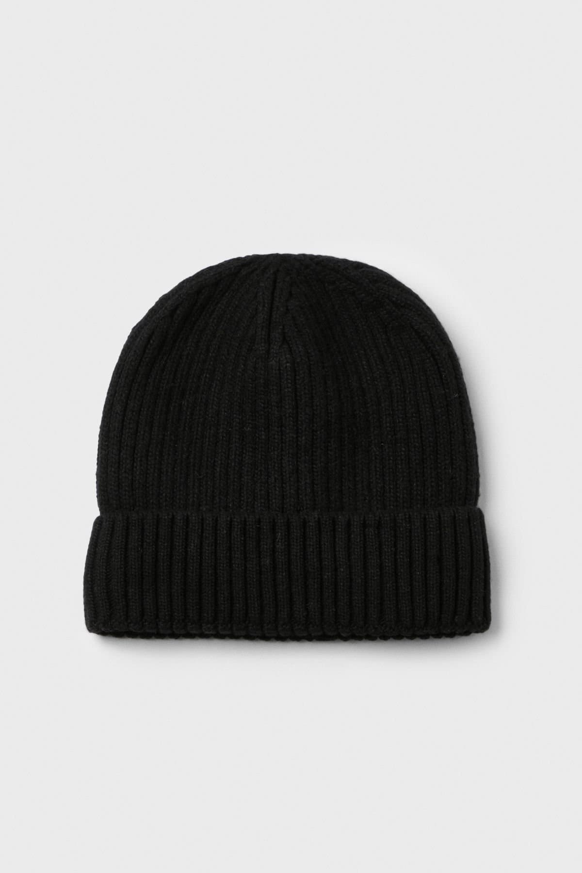 Maine Maine Men's Black Fleece Lined Beanie Hat