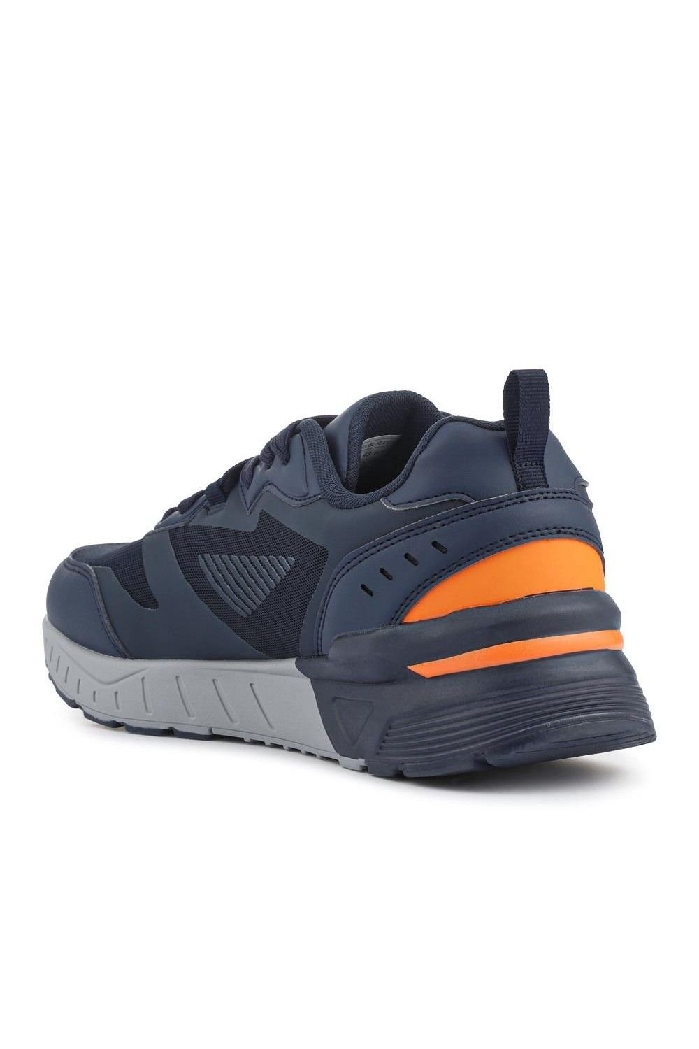Pavers Pavers Men's Extra-Wide Chunky Trainers in Navy - 3
