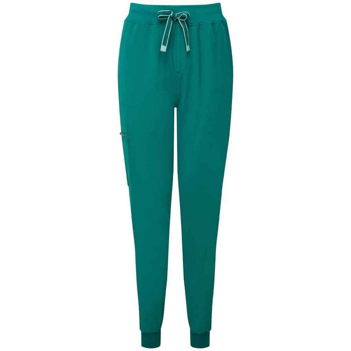 Onna Onna Women's Energized -Stretch Jogging Bottoms in Emerald - 1
